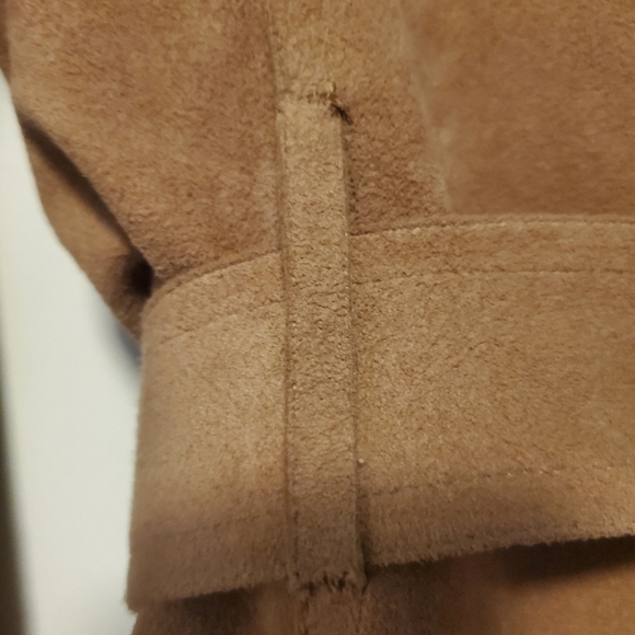 Vintage Herbert Levy Ultra Suede Trench Coat - Picture 6 of 9